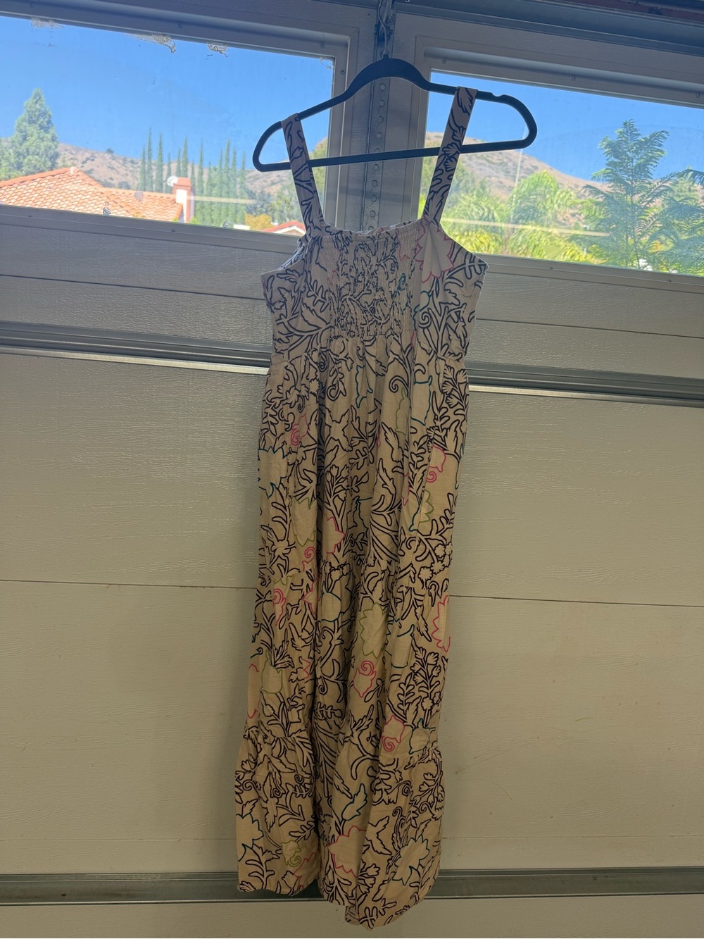Knox Rose Beige Maxi Dress with Floral Print
